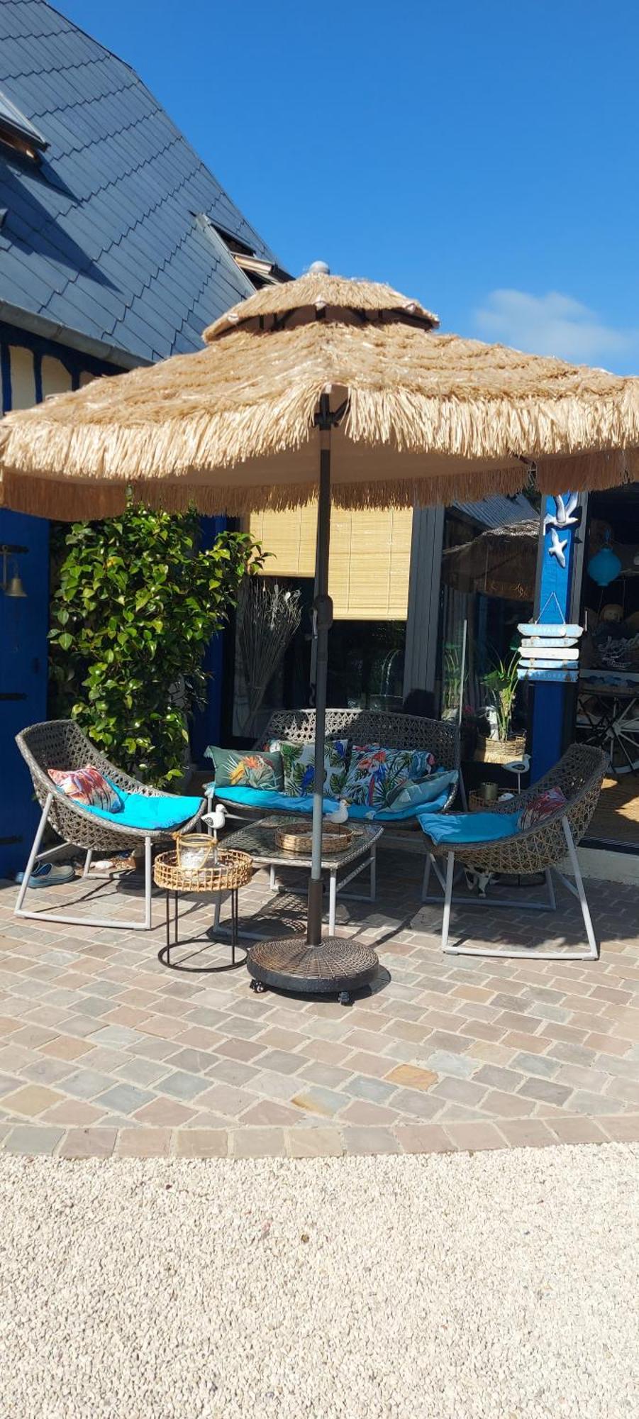 Le Paradis Bleu Bosville Bagian luar foto